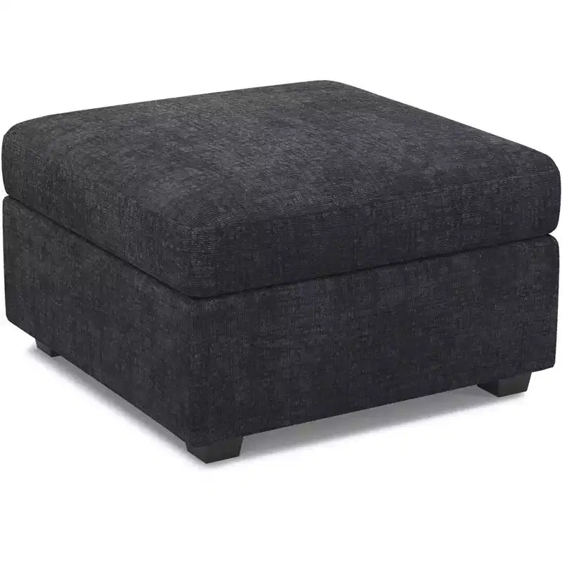 Belffin Chenille Ottoman Module - Modular Storage Footrest with Skin-Friendly Fabric & Quick-Install Design