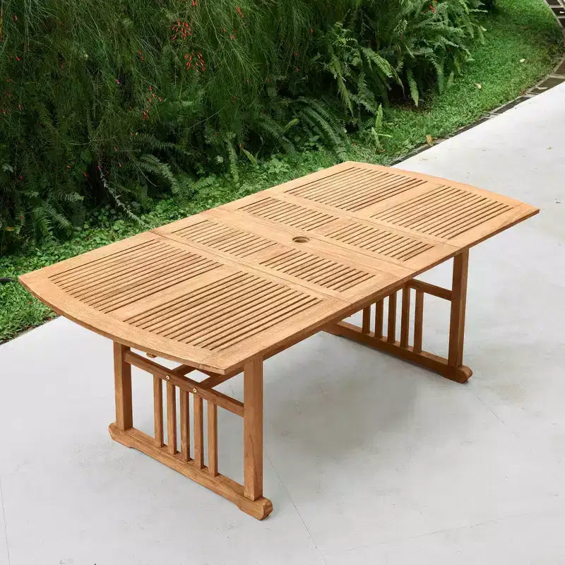 Sonoma Lane Merkel 7pc Teak Outdoor Dining Set with Cushions