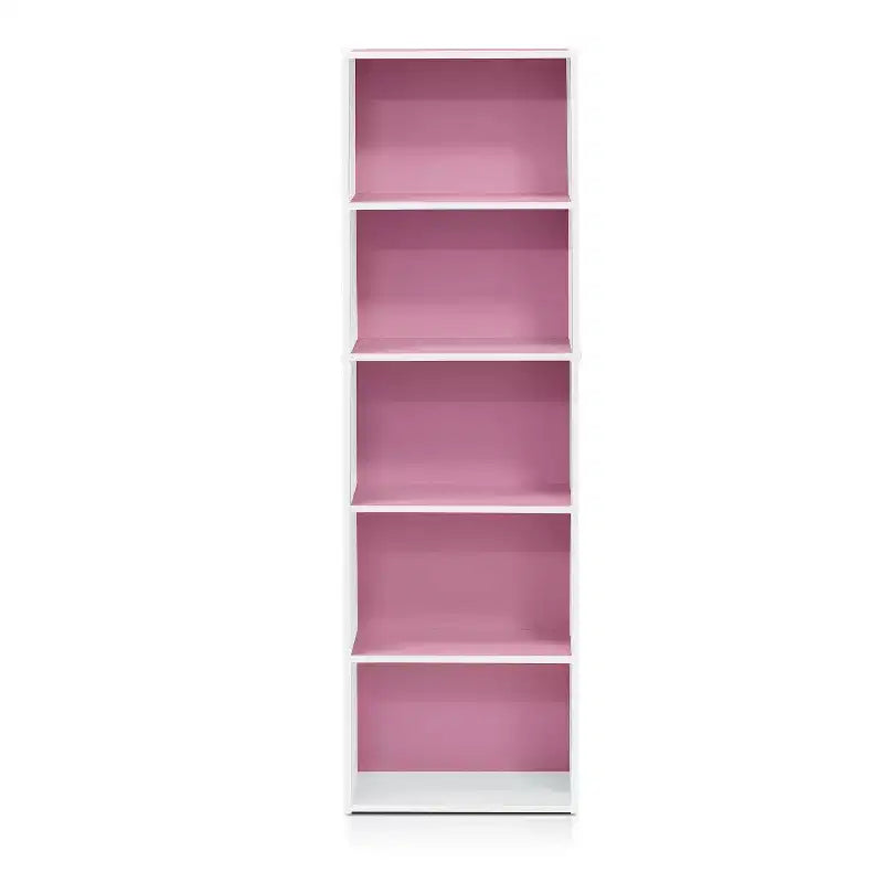 Furinno 5-Cube Reversible Bookcase Open Shelf Dispaly Rack Horizontal Vertical