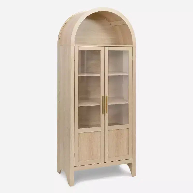 Arched Cabinet Wooden Display Cabinet