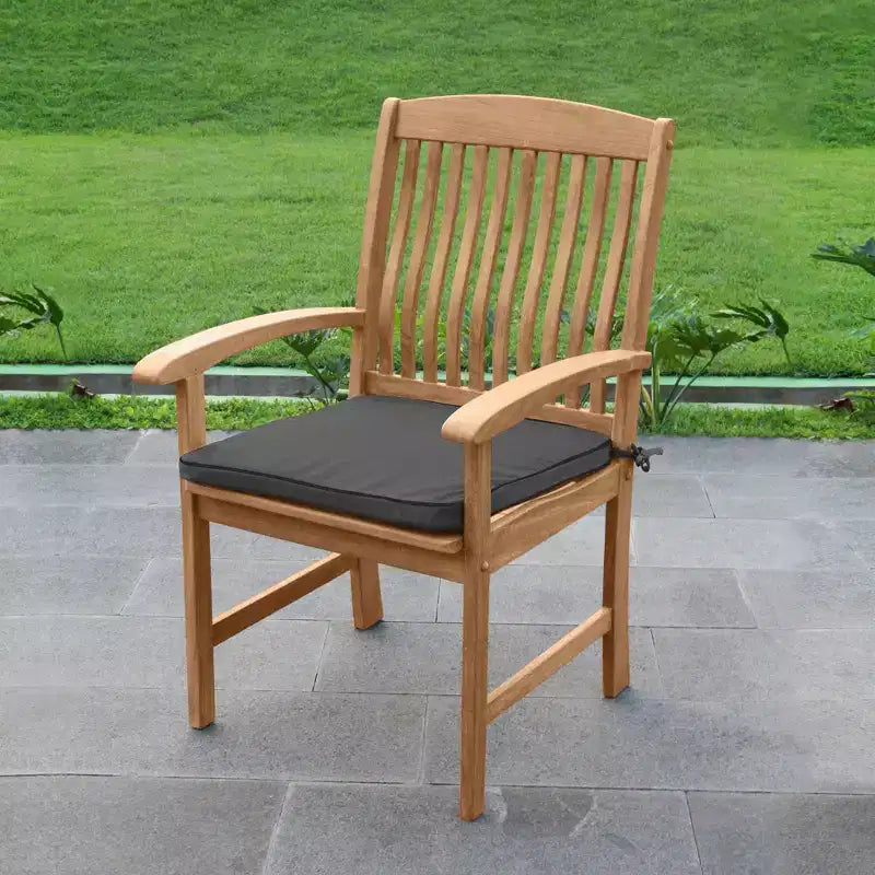 Sonoma Lane Merkel 7pc Teak Outdoor Dining Set with Cushions