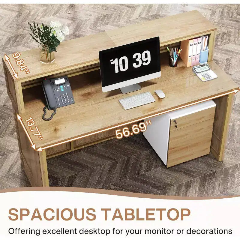 Lantine Reception Desk with Counter