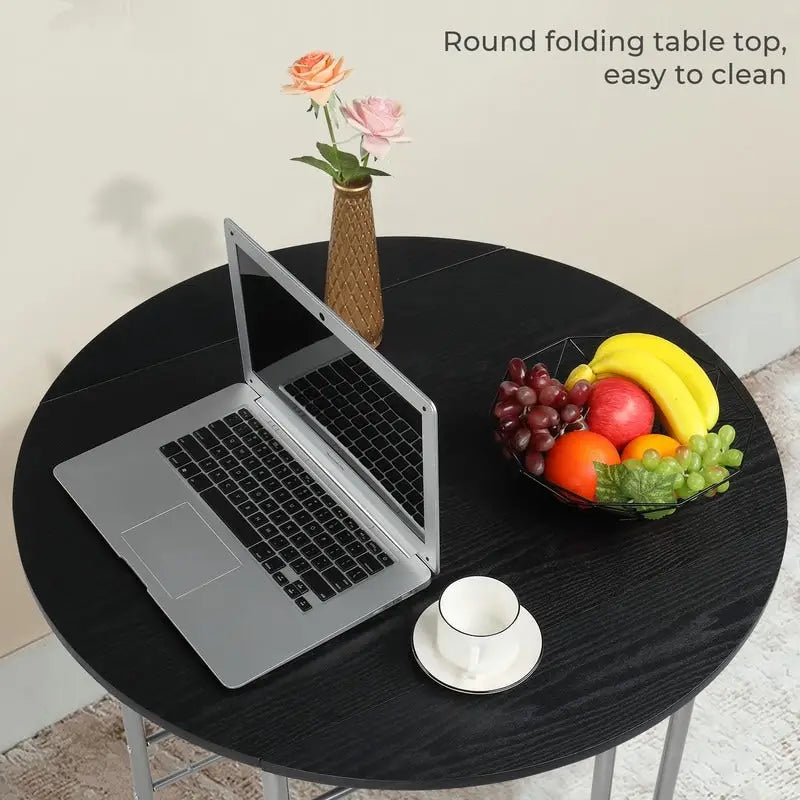 31.5 Drop Leaf Dining Table for Small Space,Small Kitchen Table Set for 2