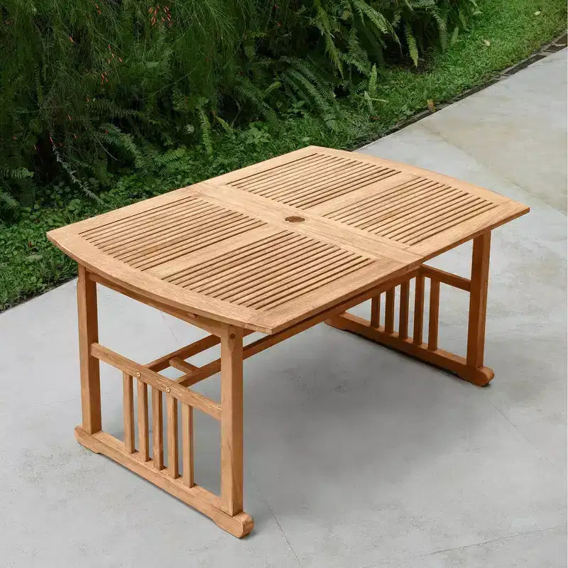 Sonoma Lane Merkel 7pc Teak Outdoor Dining Set with Cushions