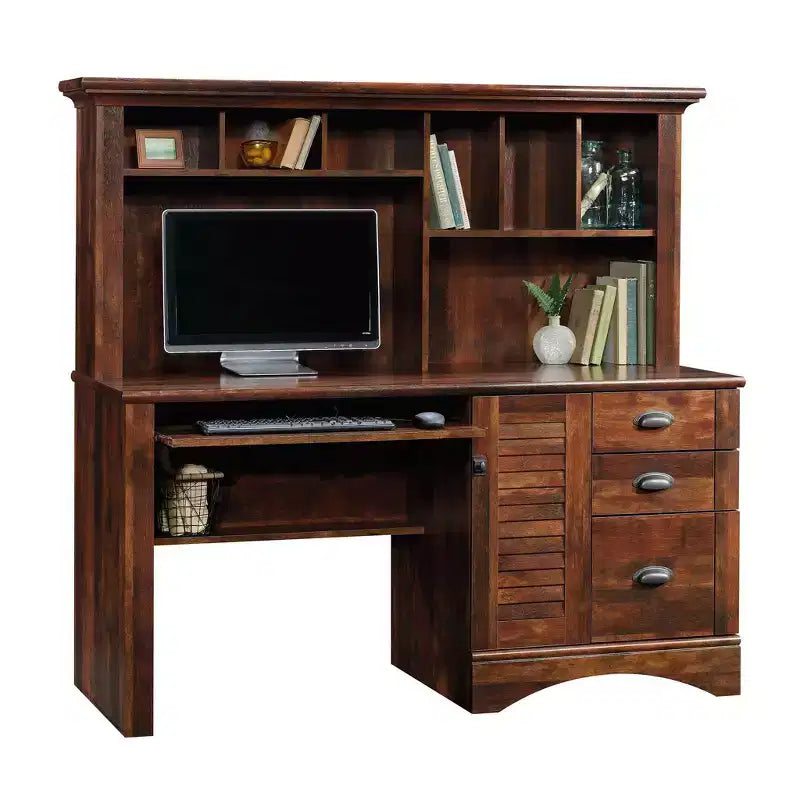 Harbor View Computer Desk with Hutch - Sauder