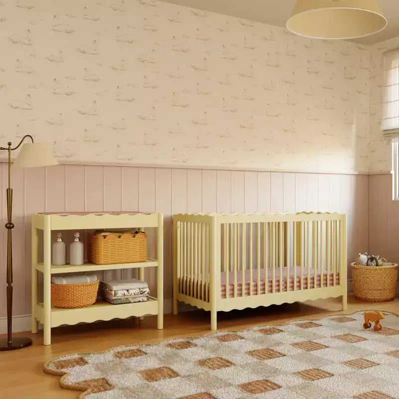Babyletto Swell 4-in-1 Convertible Crib with Toddler Bed Conversion Kit