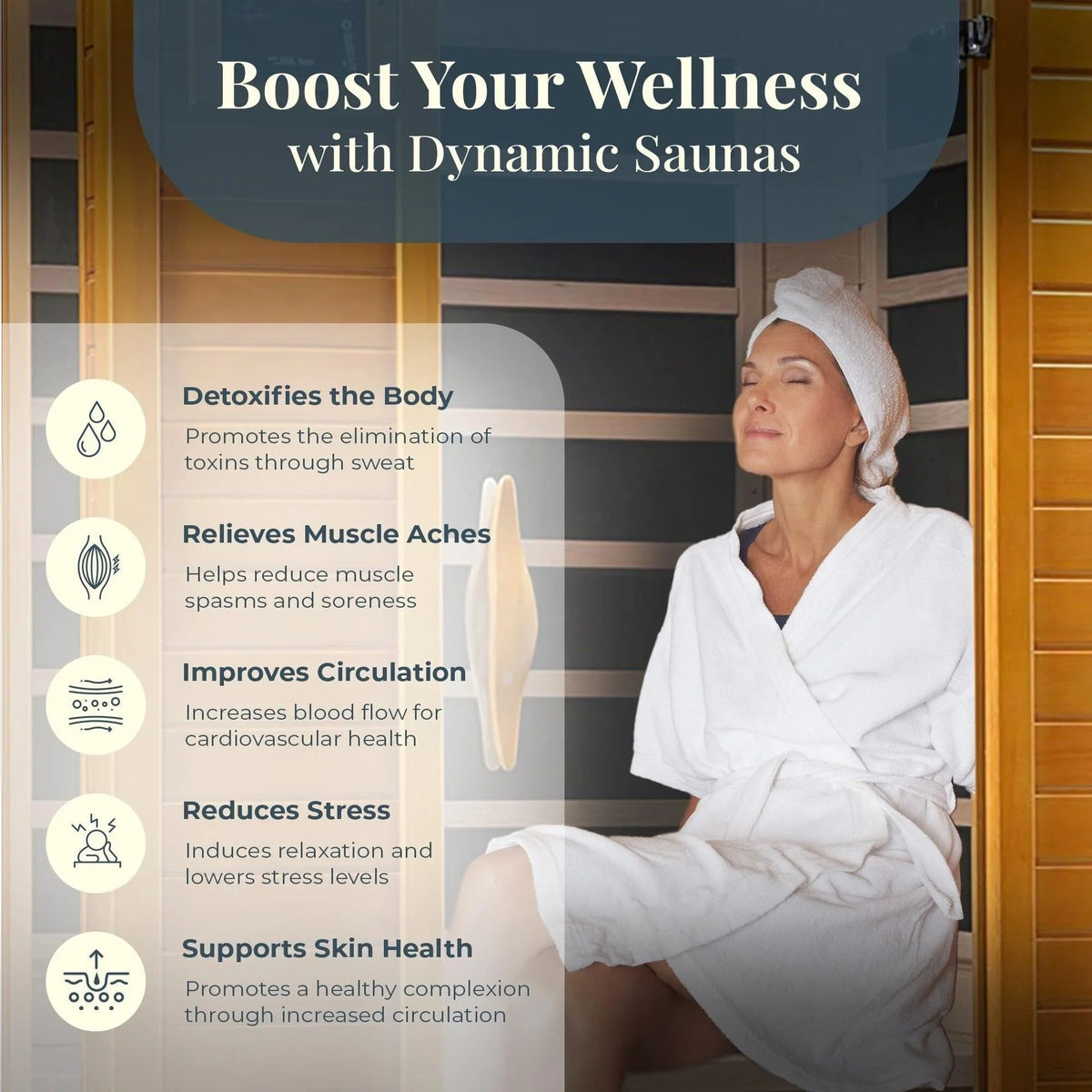 2-Person Low EMF FAR Infrared Sauna, Canadian Hemlock Wood