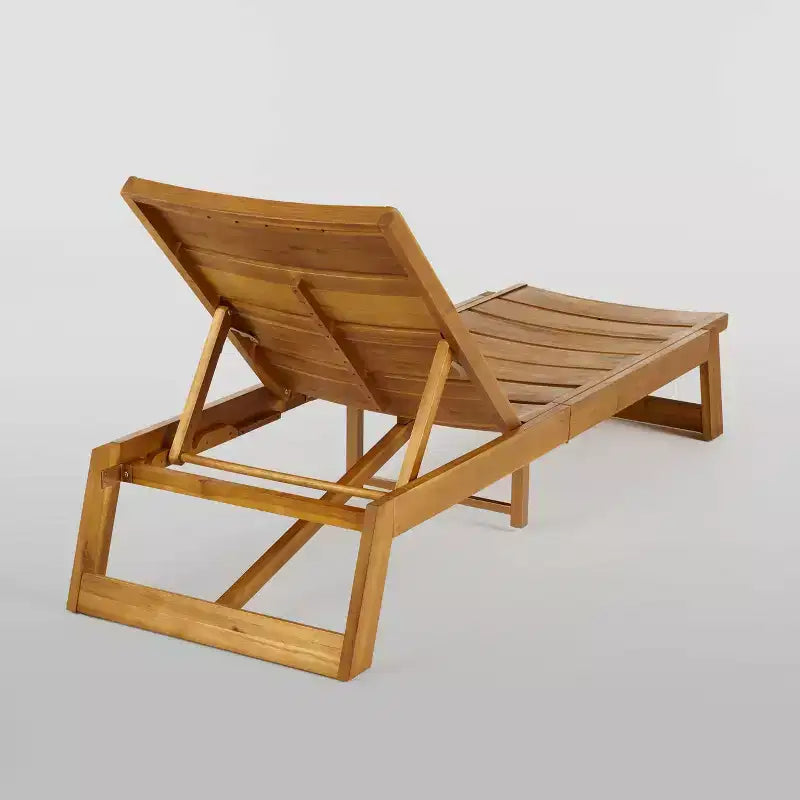 Mahalo 2pc Acacia Wood Chaise Lounge Set - Christopher Knight Home