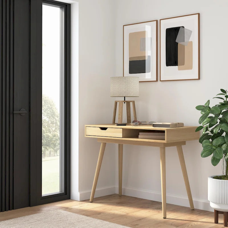 Bush Furniture Nora 40W Writing Computer Desk with Storage