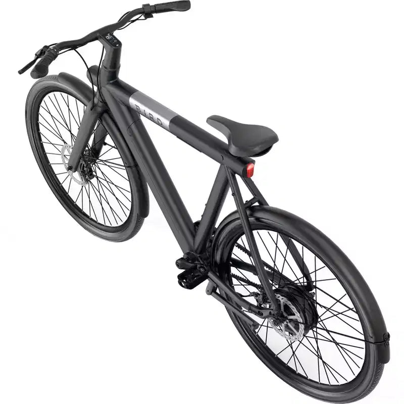 Bird Adult A Frame 28 Step Over Electric Hybrid Bike - Black: Aluminum Frame, 20 mph Max Speed