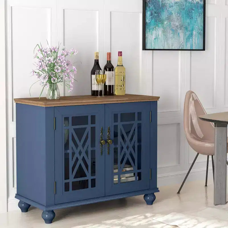 38 Vintage Storage Sideboard Buffet Accent Cabinet - Festivo