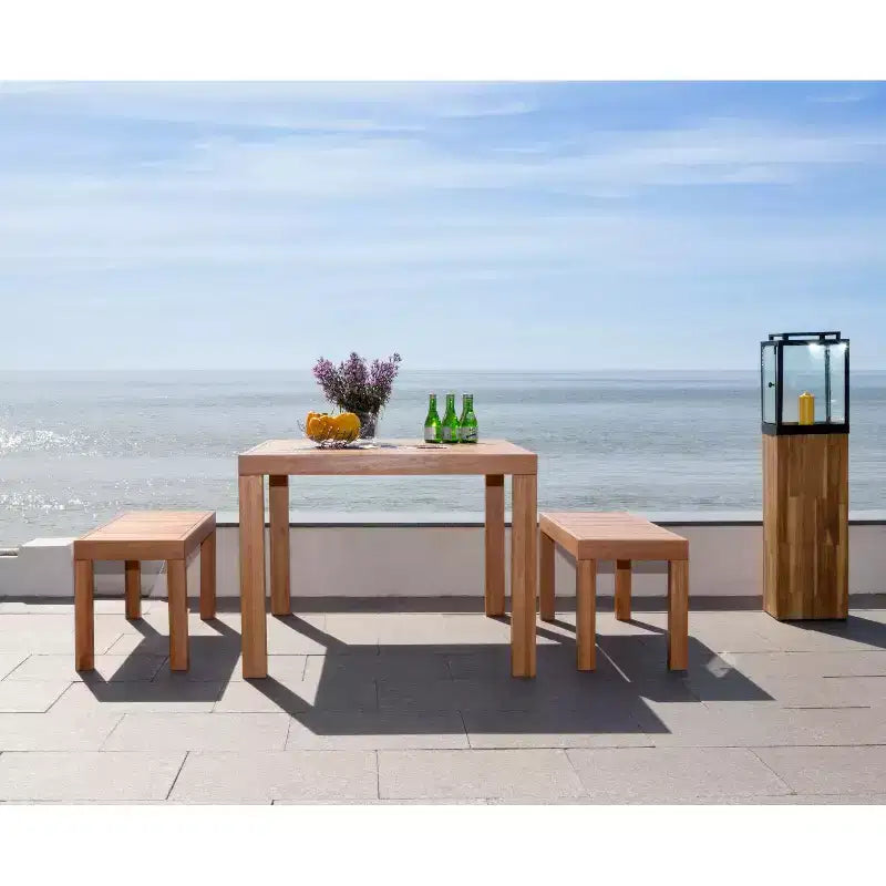Ensemble 3 pièces Dario avec deux bancs - Intérieur/extérieur - PAT7029 - Safavieh