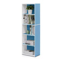 Furinno 5-Cube Reversible Bookcase Open Shelf Dispaly Rack Horizontal Vertical