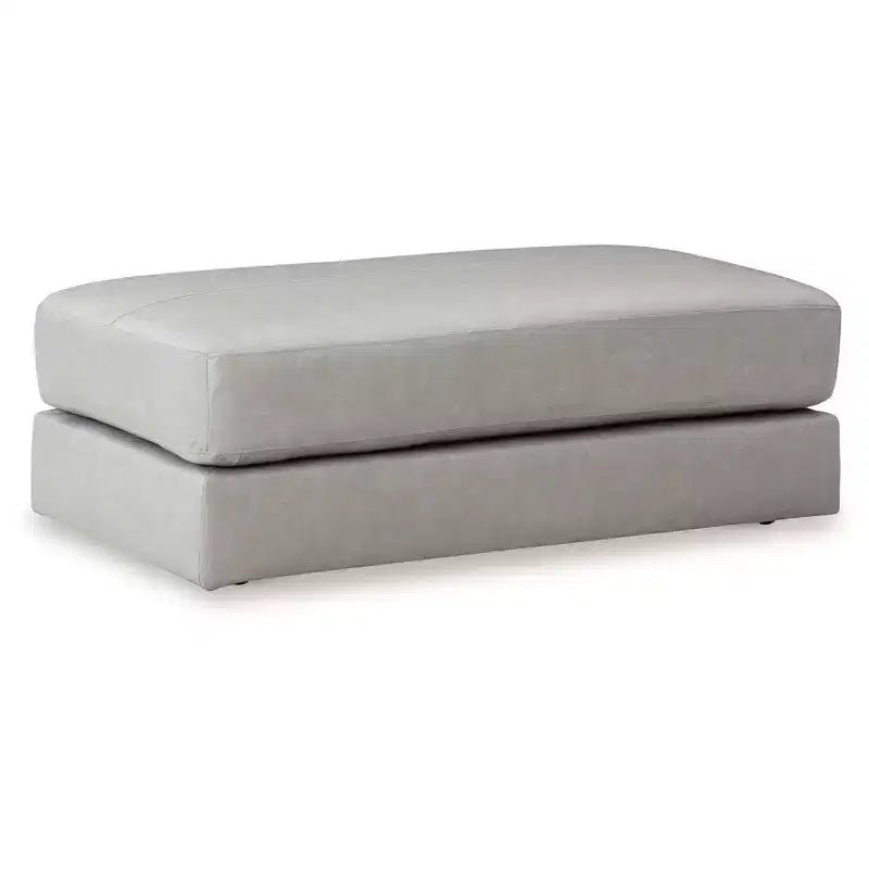 Signature Design by Ashley Amiata Modern Oversized Accent Ottoman, Light Gray
