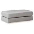 Signature Design by Ashley Amiata Modern Oversized Accent Ottoman, Light Gray
