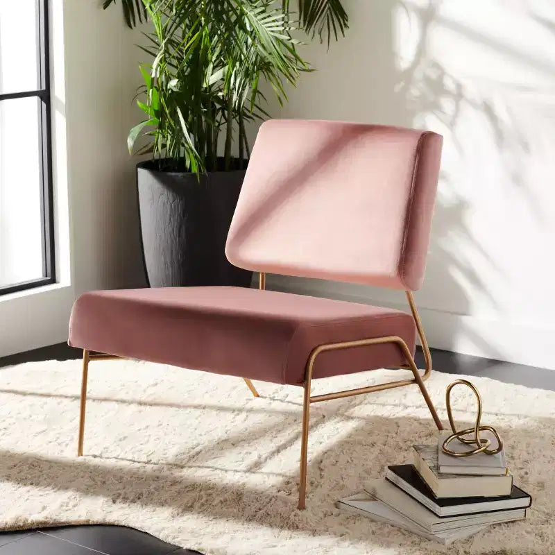 Romilly Velvet Accent Chair - ACH6203 - Safavieh