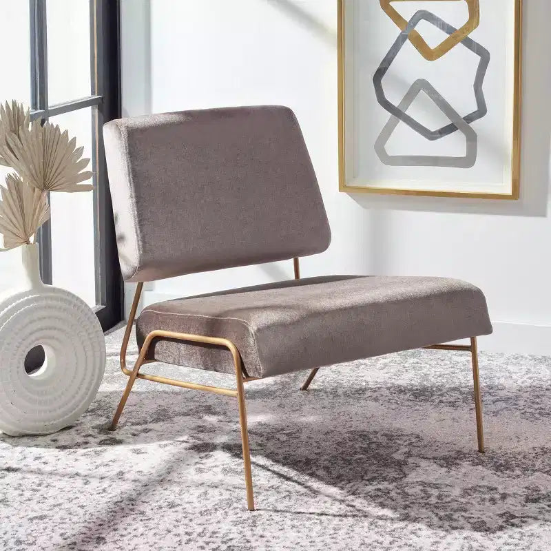 Romilly Velvet Accent Chair - ACH6203 - Safavieh