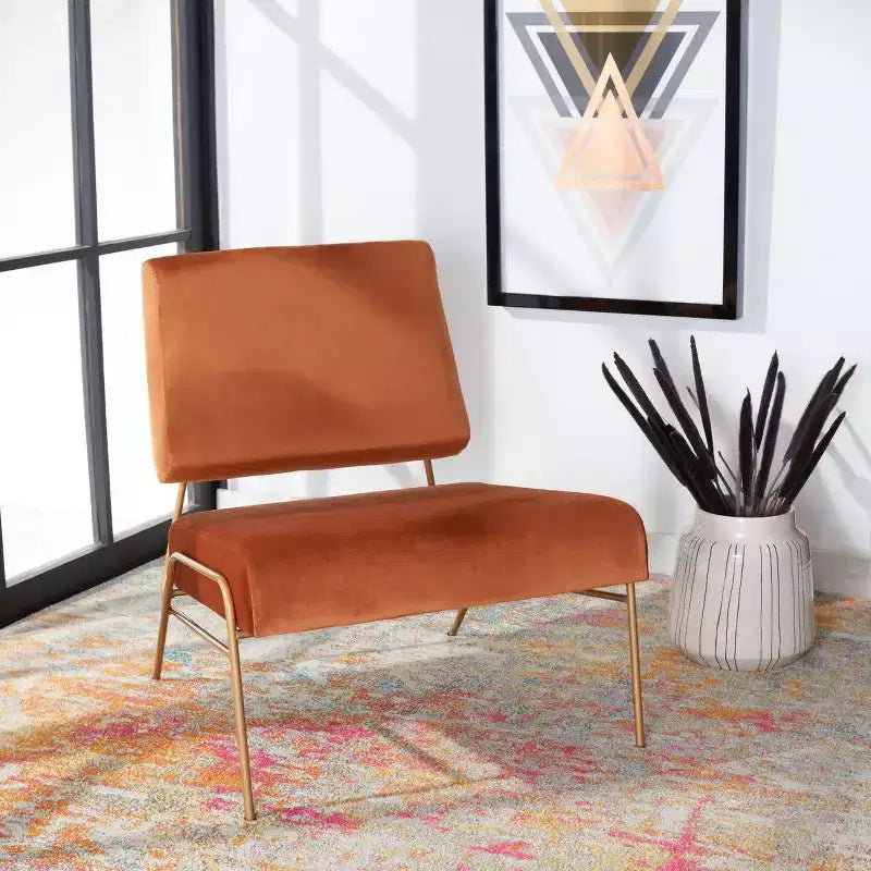 Romilly Velvet Accent Chair - ACH6203 - Safavieh