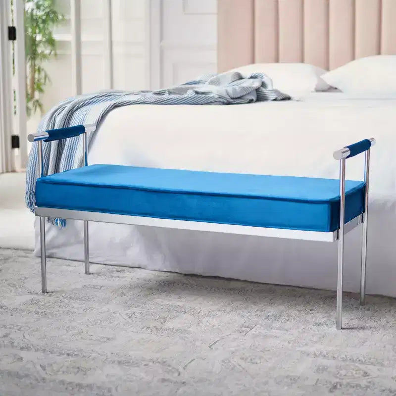 Pim Long Rectngle Bench With Arms - BCH6206 - Safavieh