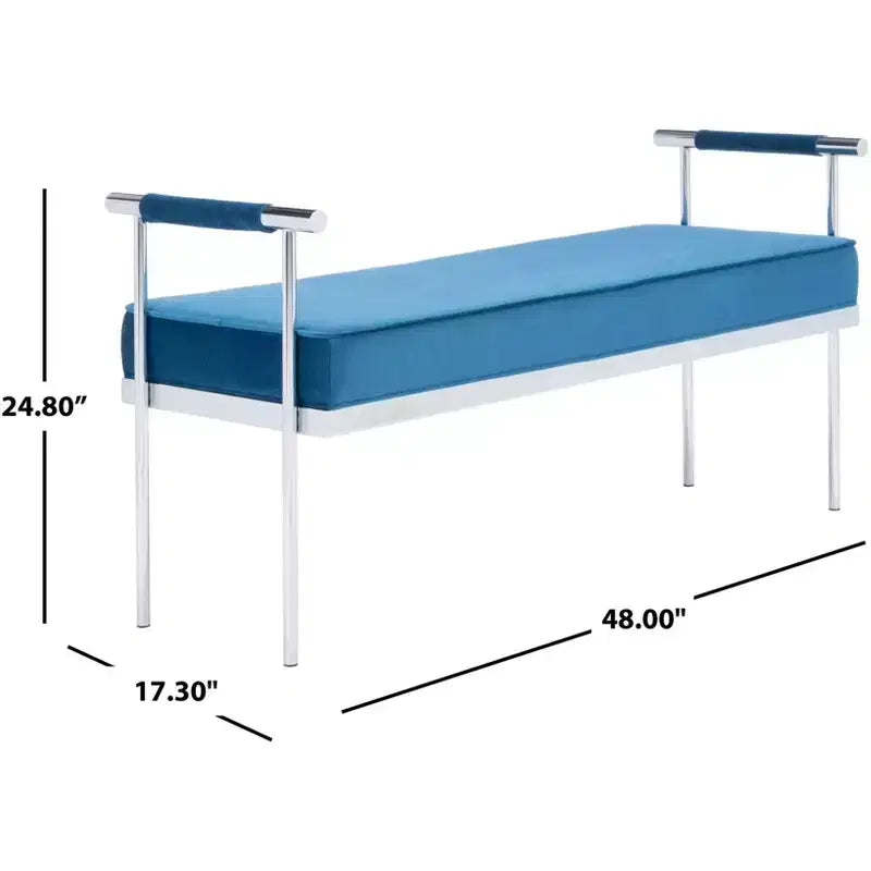 Pim Long Rectngle Bench With Arms - BCH6206 - Safavieh