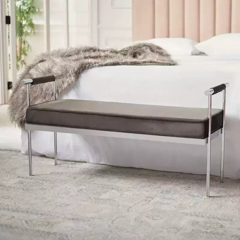 Pim Long Rectngle Bench With Arms - BCH6206 - Safavieh