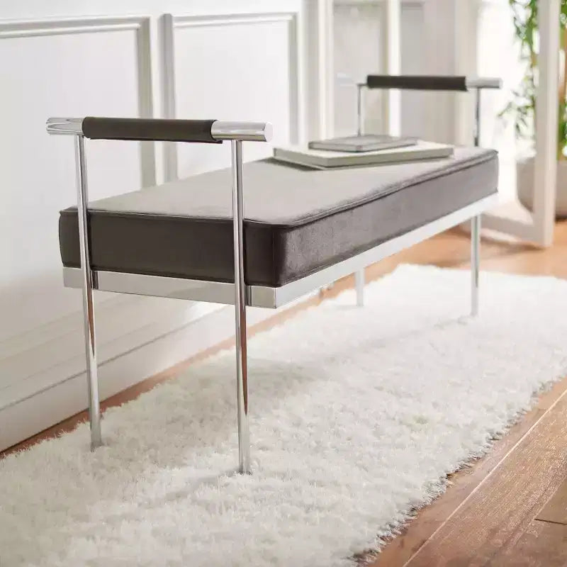 Pim Long Rectngle Bench With Arms - BCH6206 - Safavieh
