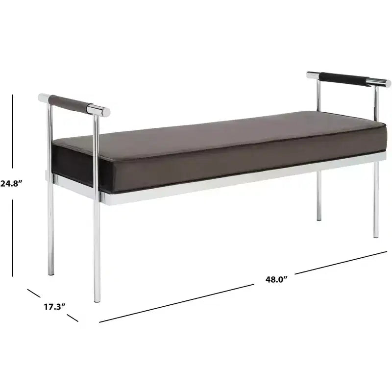 Pim Long Rectngle Bench With Arms - BCH6206 - Safavieh