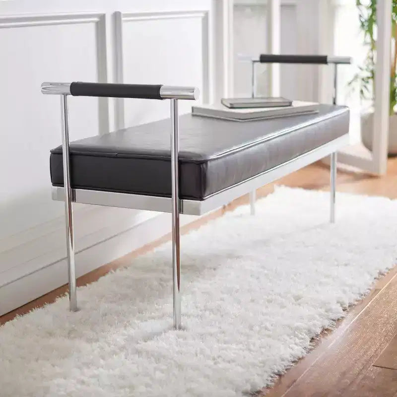 Pim Long Rectngle Bench With Arms - BCH6206 - Safavieh