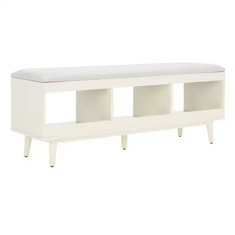 Cricket Open Shelf Bench With Cushion - BCH5000 - Safavieh