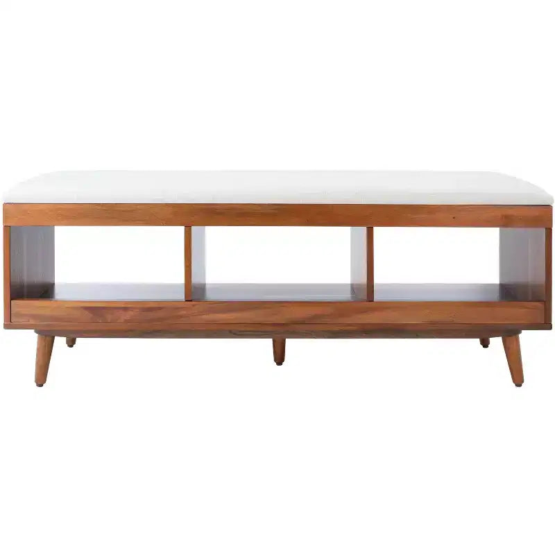 Cricket Open Shelf Bench With Cushion - BCH5000 - Safavieh