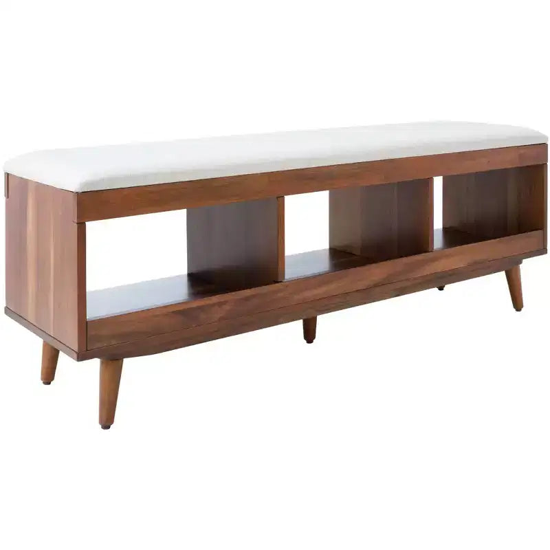 Cricket Open Shelf Bench With Cushion - BCH5000 - Safavieh