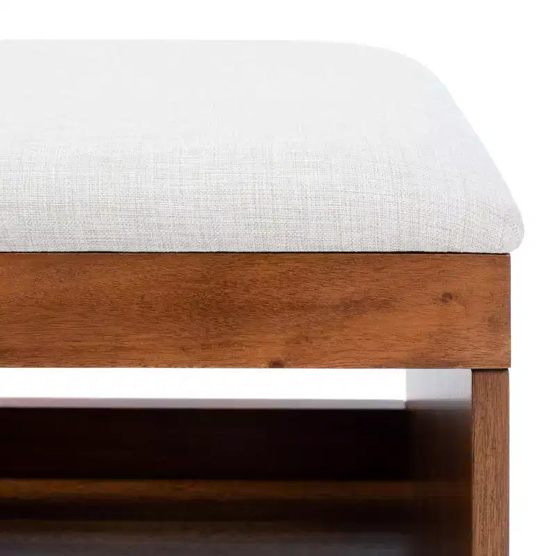 Cricket Open Shelf Bench With Cushion - BCH5000 - Safavieh