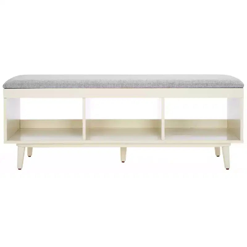 Cricket Open Shelf Bench With Cushion - BCH5000 - Safavieh