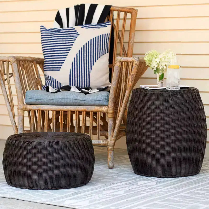 Household Essentials Barrel Side Table