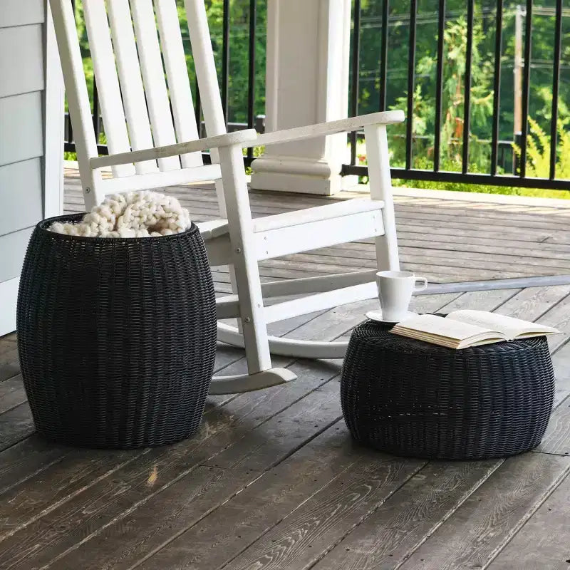 Household Essentials Barrel Side Table