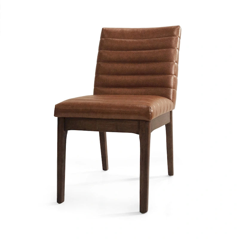 Sillas de comedor Lancer Channel Stitch (juego de 2) de Christopher Knight Home
