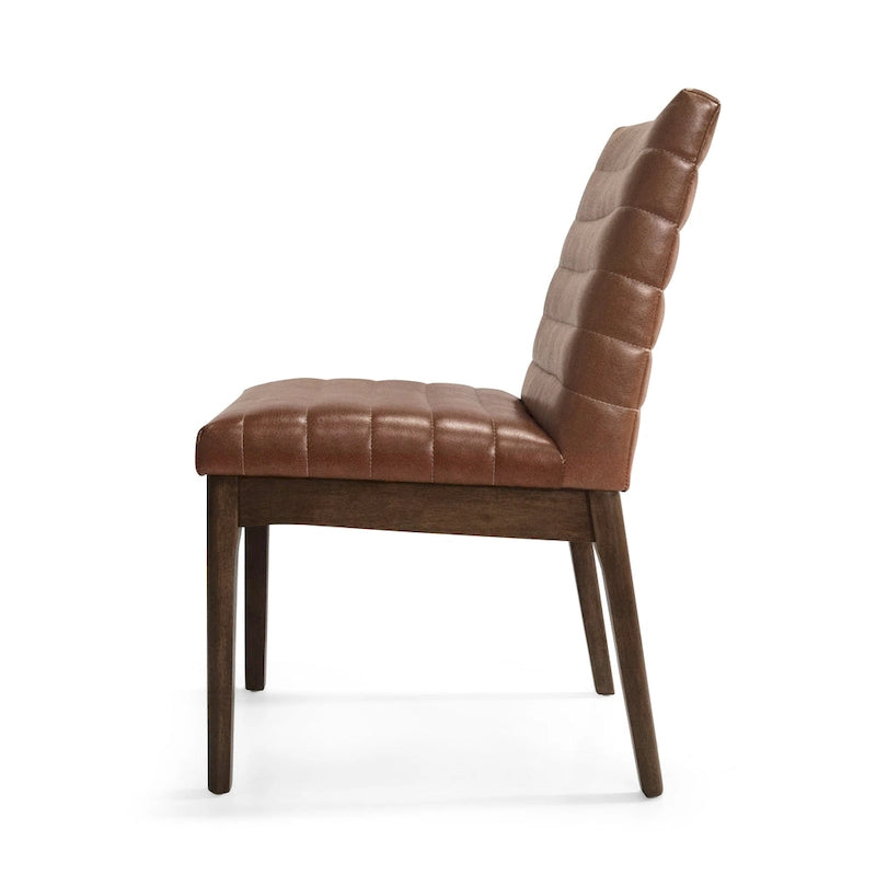 Sillas de comedor Lancer Channel Stitch (juego de 2) de Christopher Knight Home