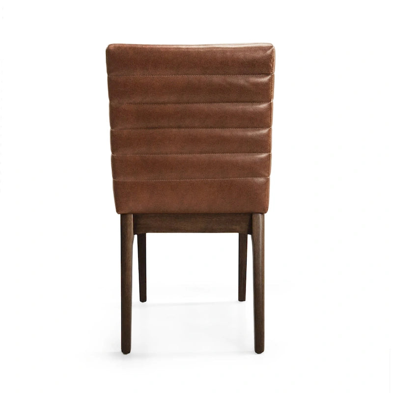Sillas de comedor Lancer Channel Stitch (juego de 2) de Christopher Knight Home