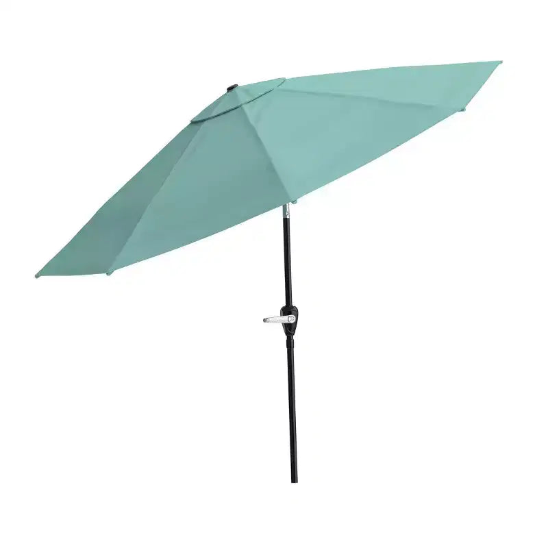 Ensemble de salle à manger d'extérieur 6 pièces Alaterre Furniture, table Okemo avec parasol inclinable automatique de 3 m