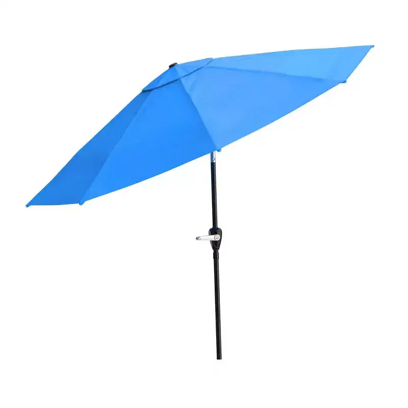 Ensemble de salle à manger d'extérieur 6 pièces Alaterre Furniture, table Okemo avec parasol inclinable automatique de 3 m