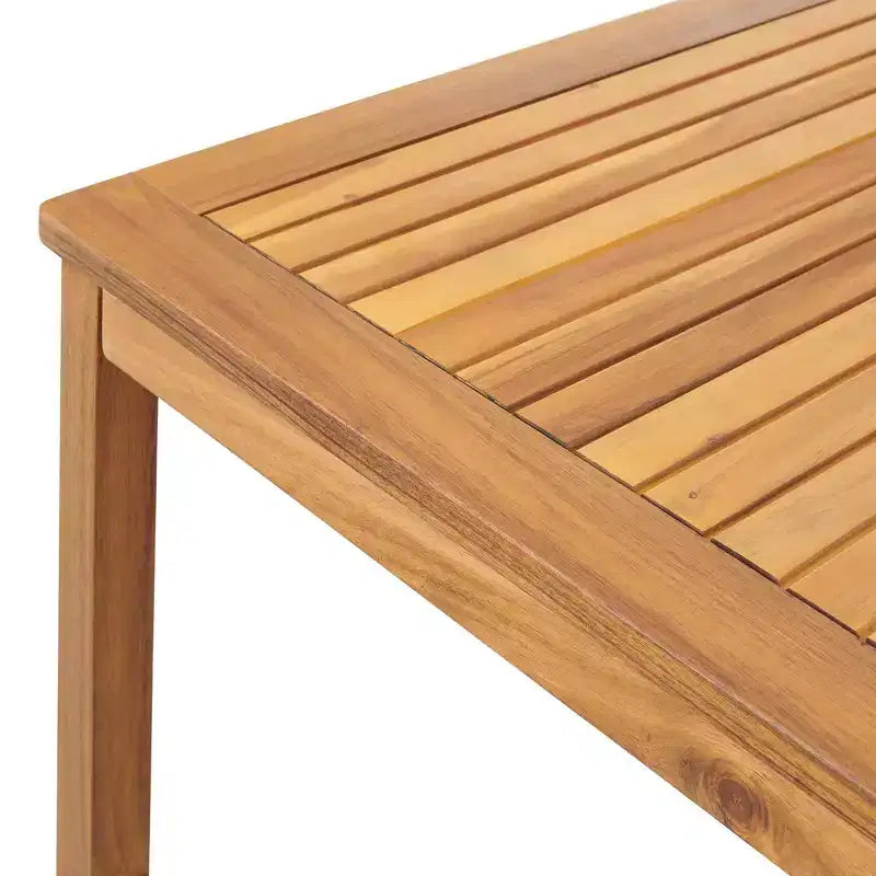 Ensemble de salle à manger d'extérieur 8 pièces Alaterre Furniture, table Okemo avec parasol rectangulaire de 3 mètres