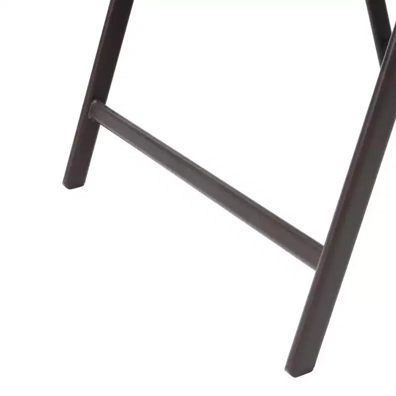 Ensemble de salle à manger d'extérieur 5 pièces Crestlive Products avec 4 chaises pliantes et une table, mobilier de jardin avec plateau en verre carré