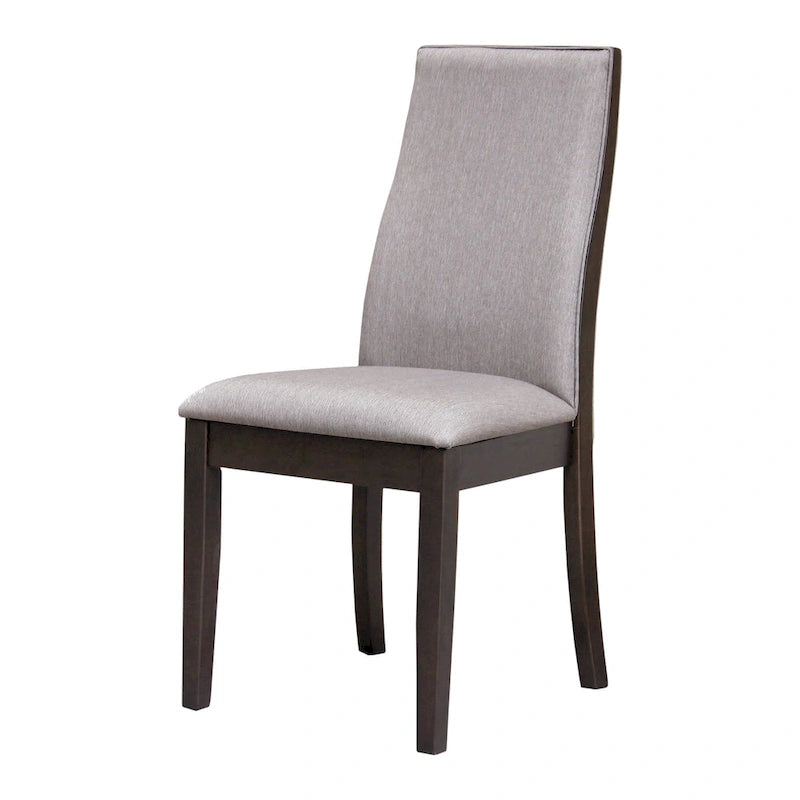 Sillas de comedor tapizadas Charleston de respaldo macizo (juego de 6)