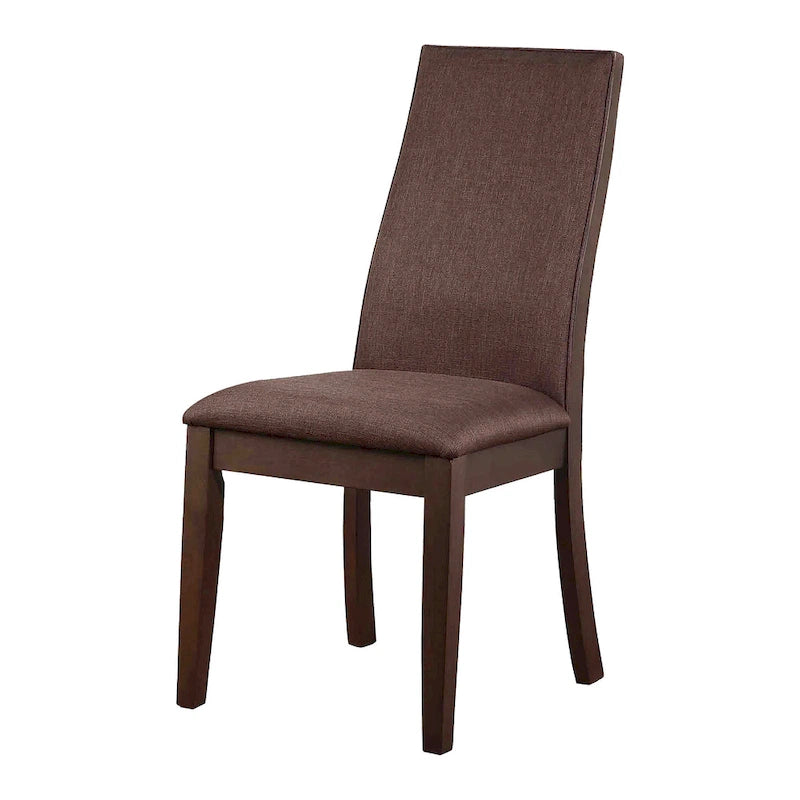 Sillas de comedor tapizadas Charleston de respaldo macizo (juego de 6)