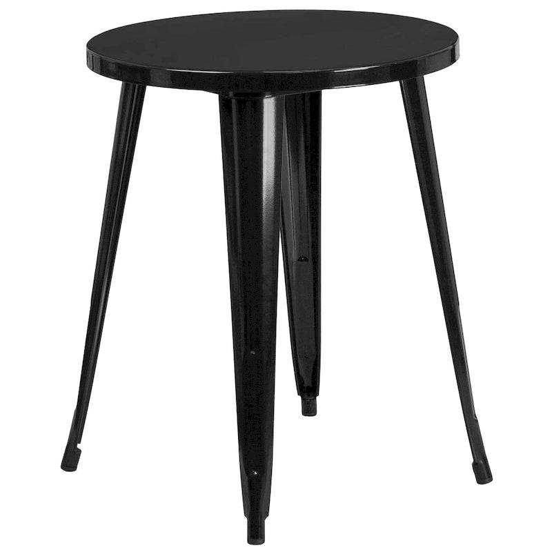 Juego de café de metal de 3 piezas para interior/exterior