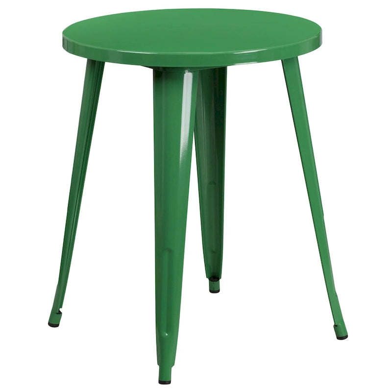 Juego de café de metal de 3 piezas para interior/exterior