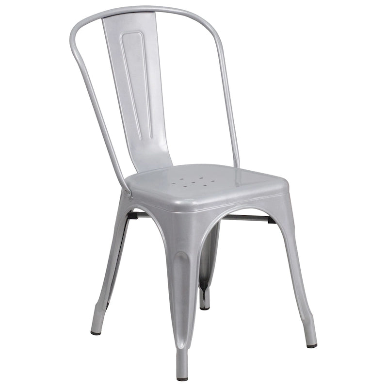 Juego de café de metal de 3 piezas para interior/exterior