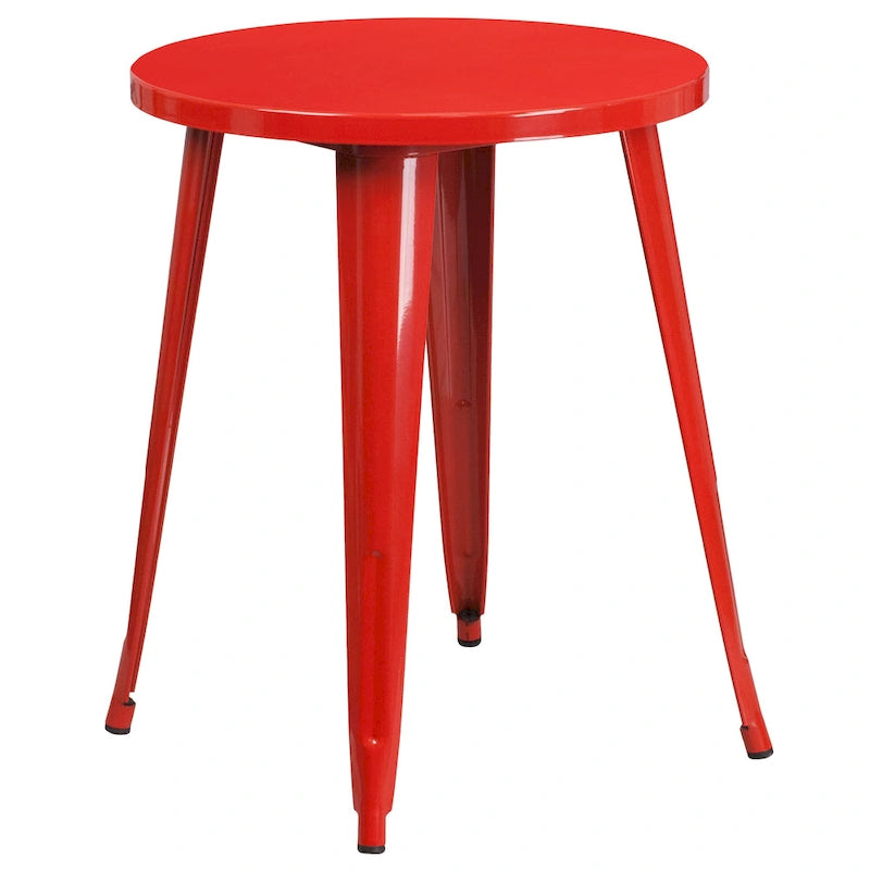 Juego de café de metal de 3 piezas para interior/exterior