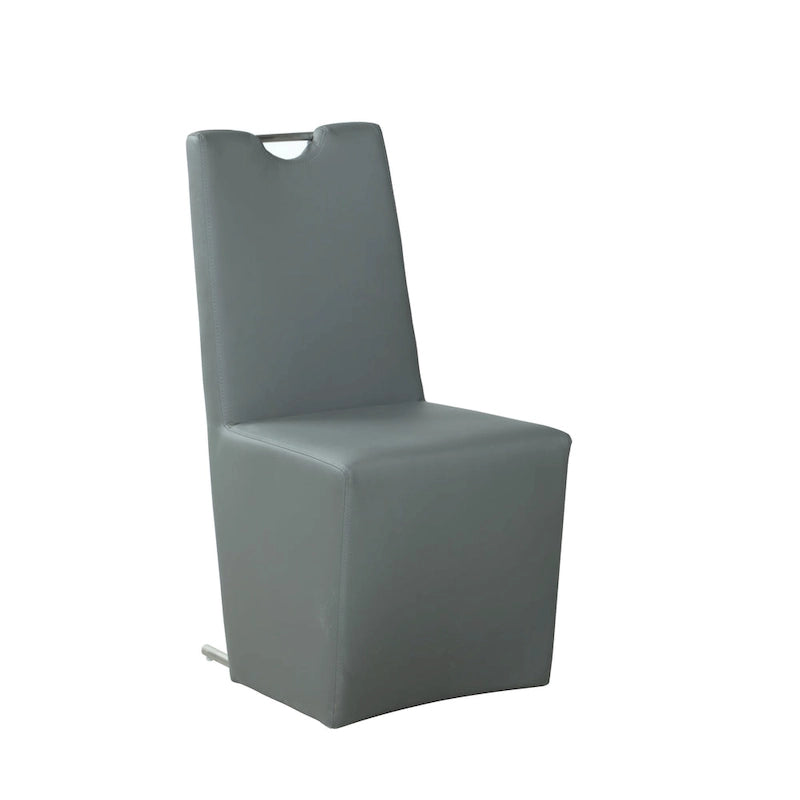 Somette Eva Upholstered Handle-Back Side Chair, Set of 2 - 20.9 x 18.5 x 39.4