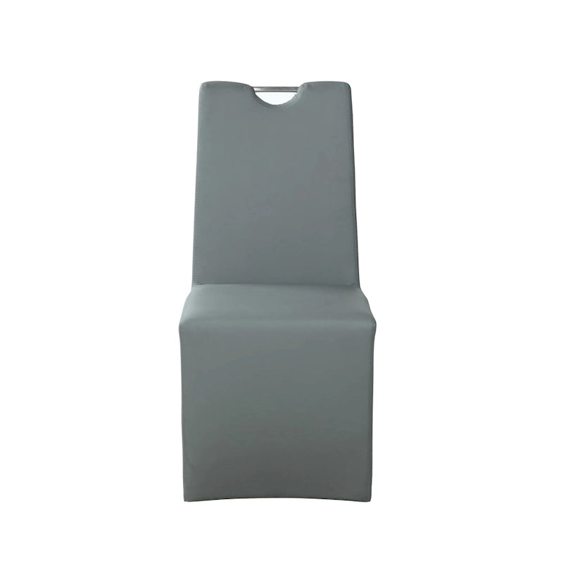 Somette Eva - Silla auxiliar tapizada con respaldo y asa, juego de 2 - 20.9 x 18.5 x 39.4